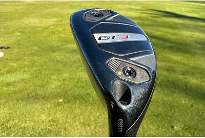 Titleist's GT3 hybrid has heel and toe weight adjustability