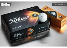 The new Titleist Pro V1 golf ball for 2021.