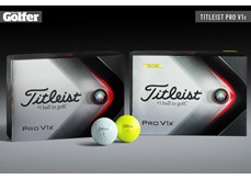 The new Titleist Pro V1x golf ball for 2021.