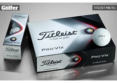 The new Titleist Pro V1x golf ball for 2021.