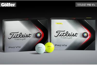 The new Titleist Pro V1x golf ball for 2021.