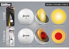 The Srixon Z-Star and Z-Star XV 2021 golf balls.