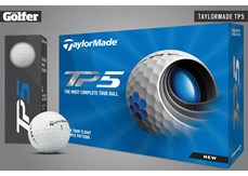 The TaylorMade TP5 golf ball for 2021.