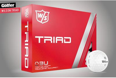 The Wilson Triad golf ball has been designed to help golfers break 80.