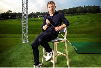 Ben Shephard at the British Masters.