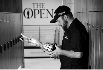 en Champion Shane Lowry with the Claret Jug