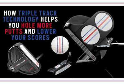 Odyssey Triple Track putters and Callaway Triple Track ball.