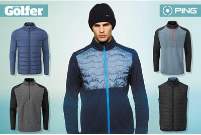 Ping's new autumn-winter men's apparel range.