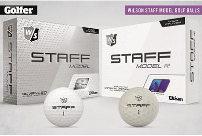 The new Wilson Staff Model and Staff Model R golf balls.