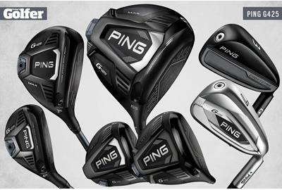 The new Ping G425 range of golf clubs.