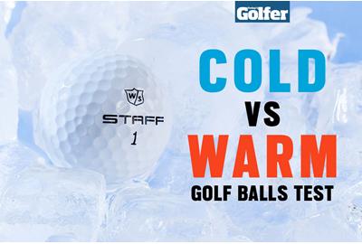 We test cold golf balls against warm golf balls.