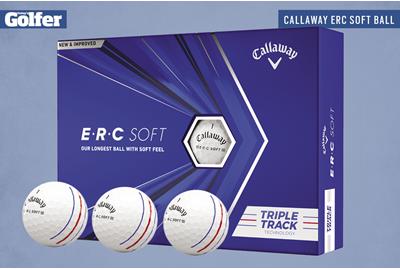 The new Callaway ERC Soft golf ball.