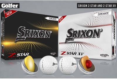 The new Srixon Z-Star and Z-Star XV 2021 golf balls.