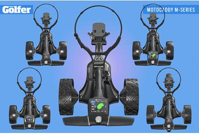 The new Motocaddy M-Series trolleys - M1, M3 GPS, M5 GPS, M7 Remote and M-TECH.