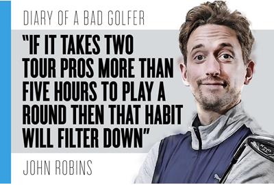 Bad Golf's John Robins discusses the issue of slow play.