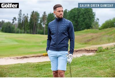 The second installment of the Galvin Green Gameday Collection includes the Damian zip-up sweater.