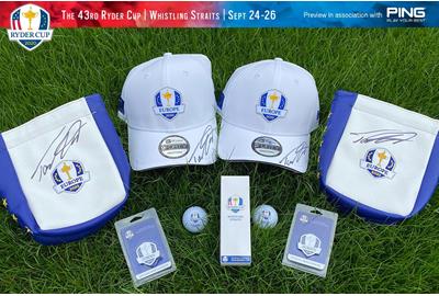 Two lucky winners will receive Tommy Fleetwood-signed Team Europe tote bags with a ball marker and ball, with the next three receiving signed Team Europe caps.