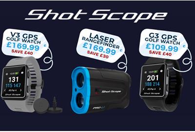 Shot Scope have brilliant offers on their golf GPS watches and rangefinder this Christmas.