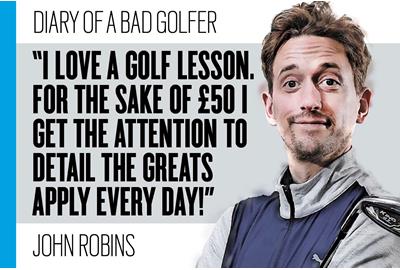 Bad Golf's John Robins discusses the benefits of a good golf lesson.