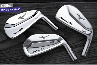 The new Mizuno Pro 221, 223 and 225 golf irons.