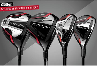 The TaylorMade Stealth fairway woods and hybrids.