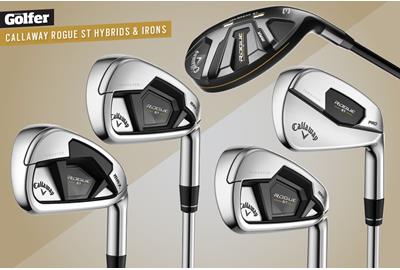 The Callaway Rogue ST Hybrids and Irons.