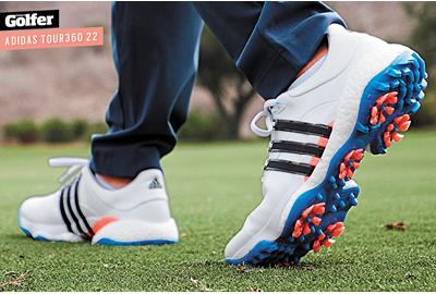 The adidas Tour360 22 golf shoe.